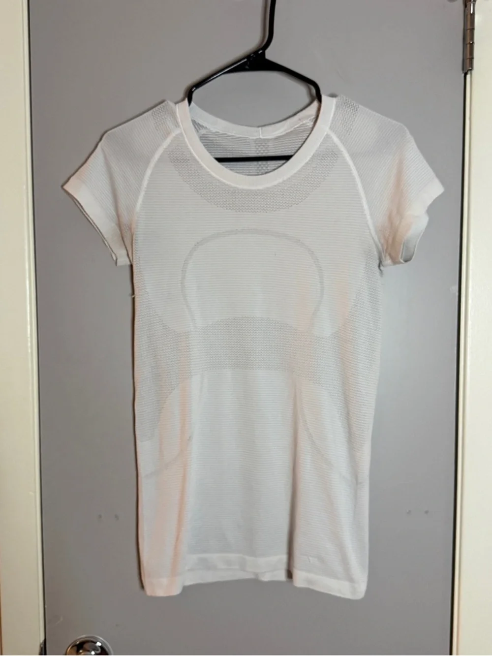 lululemon athletica White Short-Sleeve Athletic Top - Picture 1 of 2